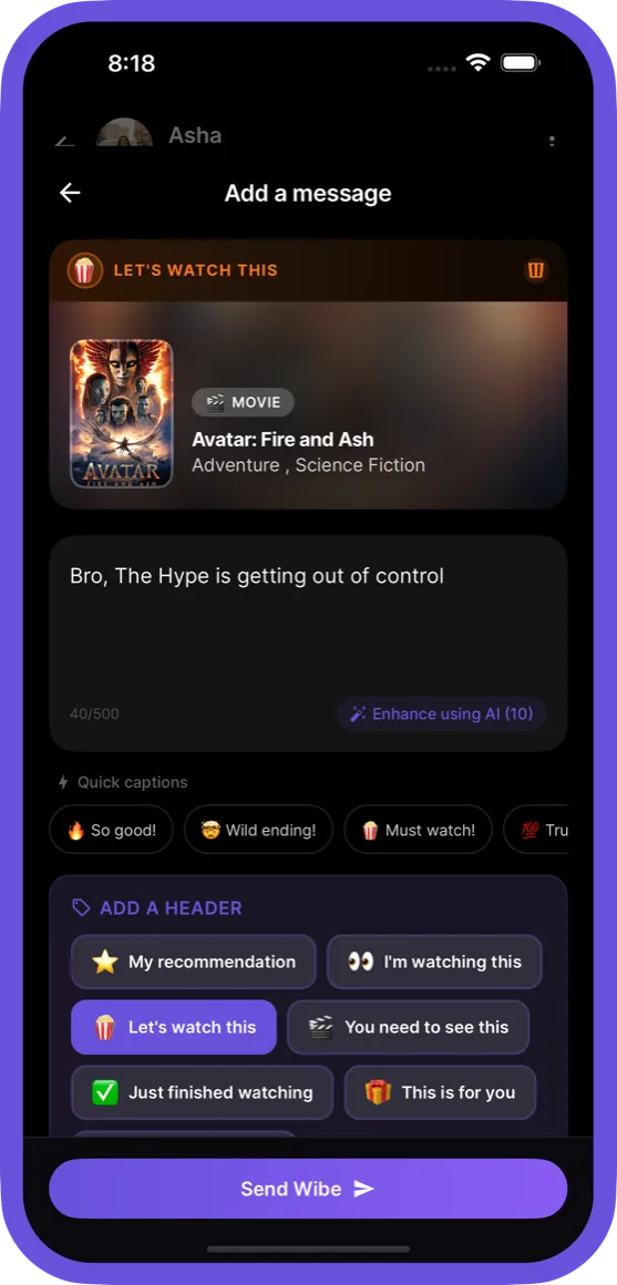 Wibely App - Share songs and music with friends